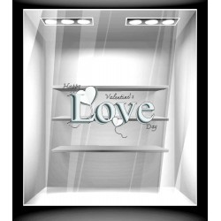 Αυτοκόλλητο βιτρίνας - Αγίος Βαλεντίνος 65